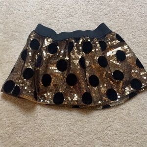 Sequin Polka Dot Skirt